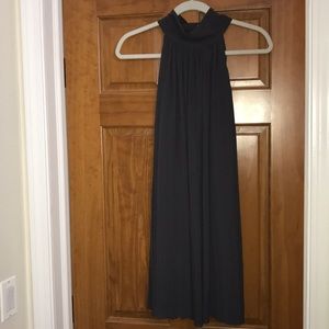 Mini Pleated Accordion Halter Shift Dress